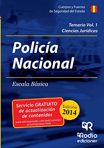 Cuerpo Nacional de Policia. Escala Básica. Temario Vol 1 Ciencias Jurídicas (Oposiciones)