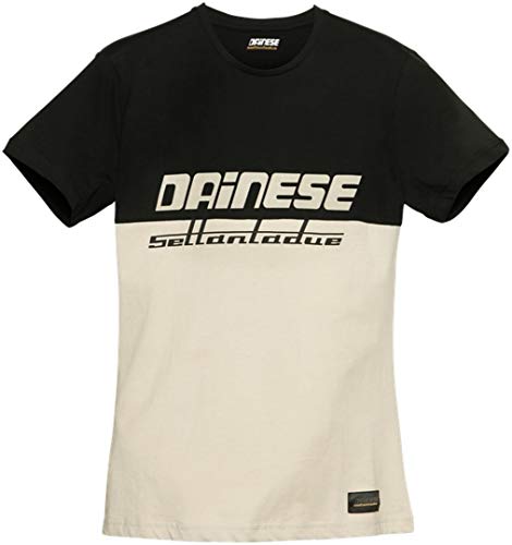 Dainese Dunes Lady T-Shirt, Camiseta Manga Corta Mujer 100% Algodón