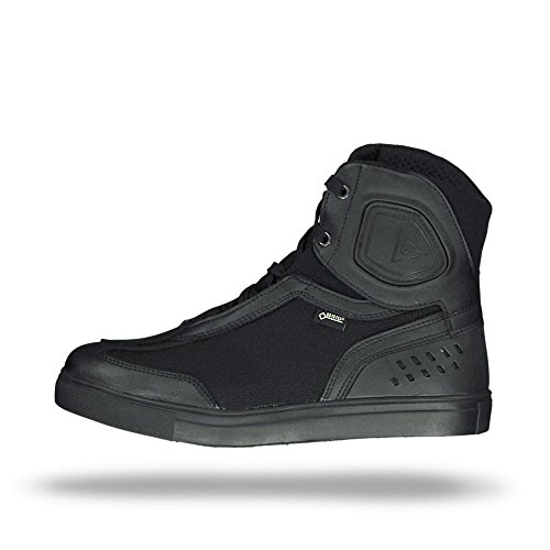 Dainese Street Darker Gore-Tex Shoes Zapatos Moto Impermeables, Negro, 42 EU