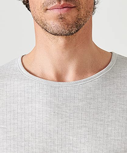 Damart tee Shirt Manches Longues Camiseta térmica, Gris (Gris Chine 54119/11011/), Large para Hombre