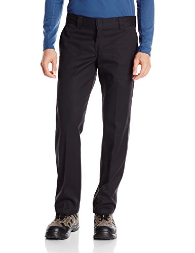 Dickies Slim Fit Straight - Pantalones para hombre, Negro (Black), W30/L32