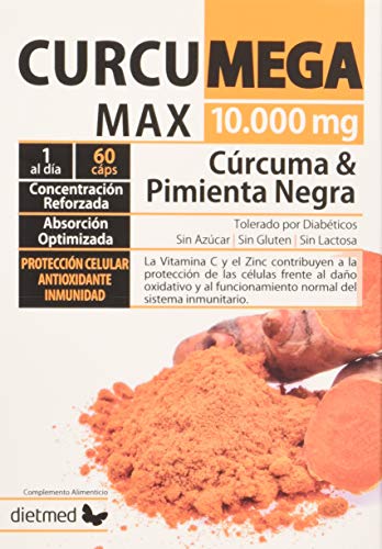 DietMed Curcumega Max 10.000mg - 60 Cápsulas