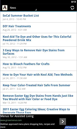 Dip Dye Hair Tips
