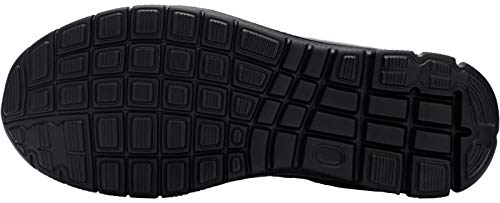 DYKHMATE Zapatillas de Deportes Hombre Ligero Transpirable Zapatos para Correr Gimnasio Casual Sneakers (Negro Gris,41 EU)