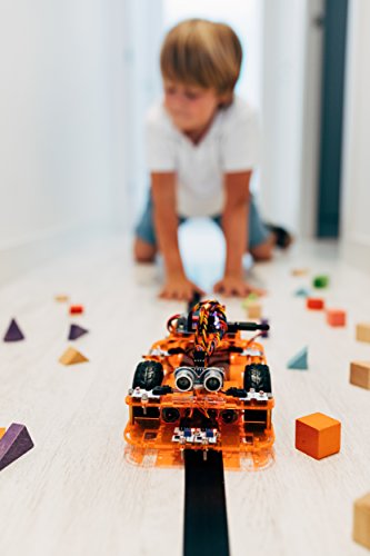 Ebotics Code&Drive - Kit de robótica y programación DiY con el cual construyes un coche robot y programas su comportamiento