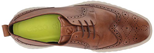 ECCO ST.1HYBRIDLITE, Zapatos de Cordones Brogue Hombre, Marrón (Amber 1112), 41 EU