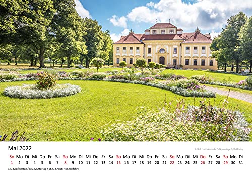 Edition Seidel & Christian Müringer Baviera Schlösser & Parks Premium Calendario 2022 DIN A3 de pared de Alemania Montañas Alpes Castillos, Seen Franken Kirchen München