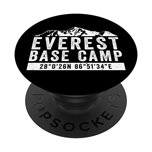 El campamento base del Everest coordina los escaladores del PopSockets PopGrip: Agarre intercambiable para Teléfonos y Tabletas