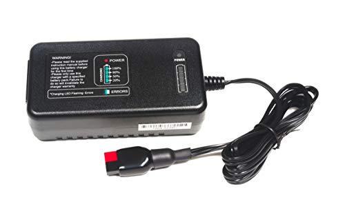 Elcon Cargador inteligente de batería de pulso de 12 V 4 A, conector Anderson/Torberry rojo/negro, apto para carritos de golf con una batería de plomo y ácido de 12 V