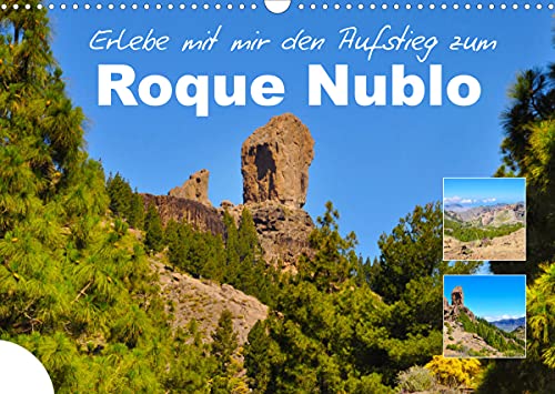 Erlebe mit mir den Aufstieg zum Roque Nublo (Wandkalender 2022 DIN A3 quer)