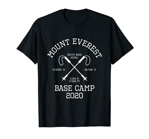 Escalada Base Campamento Monte Everest 2020 Caminata Base Nepal Camiseta