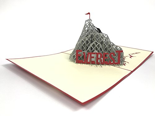 Escalada de la montaña Monte Everest – 3d tarjeta Pop Up