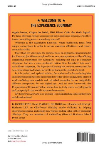 Experience Economy, Updated Edition