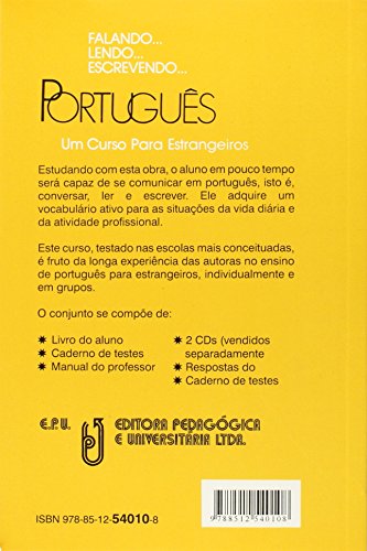 FALANDO LENDO ESCREVENDO PORTUGUES. Un curso para estrangeros