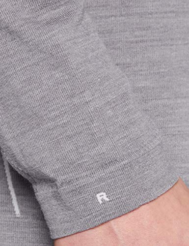 FALKE Calzoncillos lana Tech Longsleeved Shirt Comfort Men Sport Ropa Interior, primavera/verano, hombre, color color gris, tamaño XL