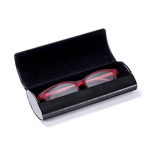 FEFI - Funda elegante y clásica para gafas con cierre magnético., Silky Negro, M