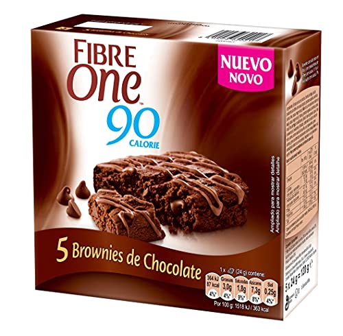 Fibre One Brownies de Chocolate, 5 x 24g