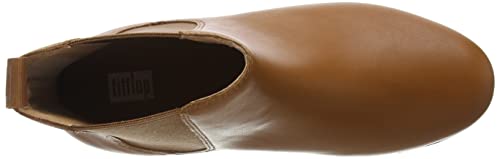 Fitflop sumi Chelsea Boot Waterproof Leather, Botas Estilo Mujer, Beige, 38 EU