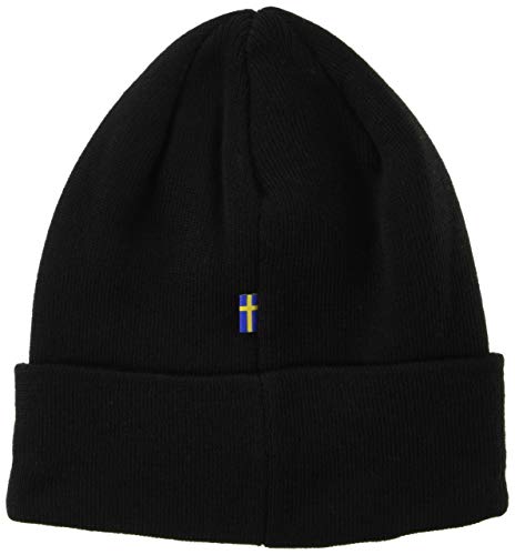 Fjallraven Vardag Classic Beanie Hat, Unisex-Adult, Black, One Size
