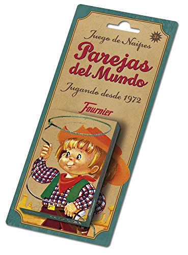 Fournier Familias 7 Países Baraja De Cartas Infantil Clásica, Multicolor (21966) + Parejas del Mundo Baraja De Cartas Infantil Clásica, Multicolor (F23803)