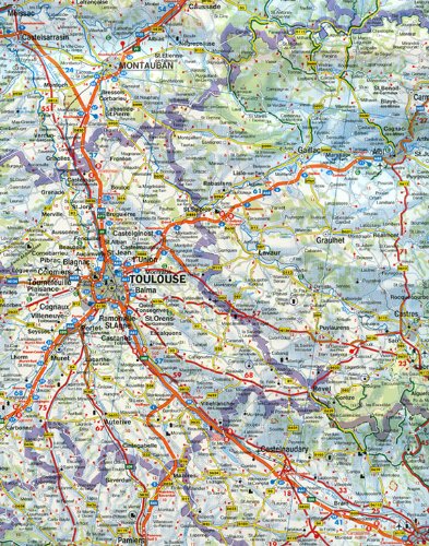 Francia sur, mapa de cerreteras. Escala 1:500.000. Freytag & Berndt.: Wegenkaart 1:500 000: AK 0406 (Auto karte)