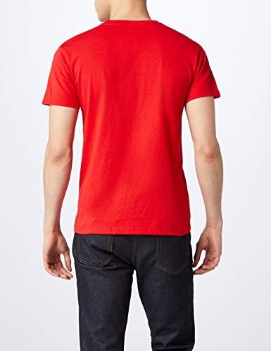Fruit of the Loom Mens Original 5 Pack T-Shirt Camiseta, Rojo (Red), X-Large (Pack de 5) para Hombre