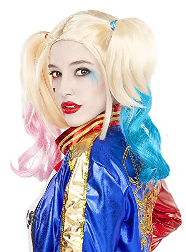 Funidelia | Disfraz de Harley Quinn - Escuadrón Suicida Oficial para Mujer Talla S ▶ Superhéroes, DC Comics, Suicide Squad, Villanos - Color: Azul - Licencia: 100% Oficial