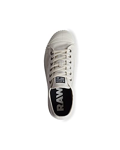 G-STAR RAW Rovulc Denim Low Sneakers, Zapatillas Hombre, Blanco (White (White 110) 110), 41 EU