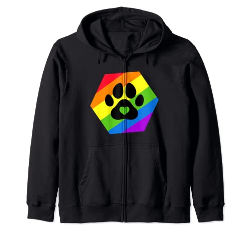 Gay Pride LGBTQ - Bandera de arco iris Sudadera con Capucha