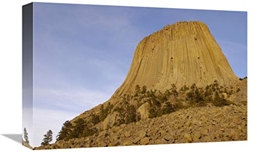 Global Gallery Monumento Nacional de la Torre del Diablo, Wyoming, Arte en Lienzo, 45,7 x 30,5 cm