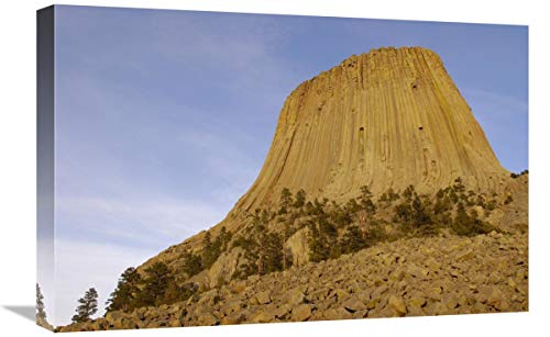 Global Gallery Monumento Nacional de la Torre del Diablo, Wyoming-Lienzo, 61 x 40,6 cm