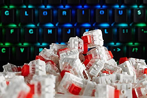 Glorious PC Gaming Race Conmutadores Kailh Box Red para teclados GMMK - 120 Piezas