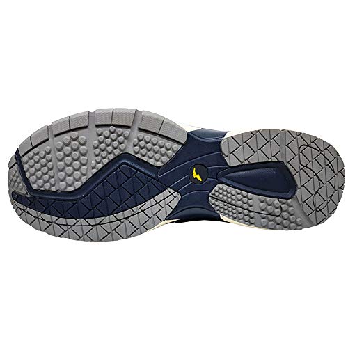 Goodyear Zapato de seguridad para hombre, resistente al agua, ligero, compuesto de punta flexible, suela de trabajo, entrenador S3/SRC/HRO/ESD, azul, 9 UK