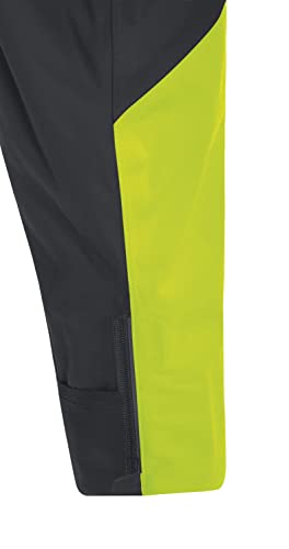 GORE Wear Chaqueta impermeable de ciclismo en carretera para mujer, C5 Women GORE-TEX Active Jacket, 42, Negro/Amarillo neón, 100202