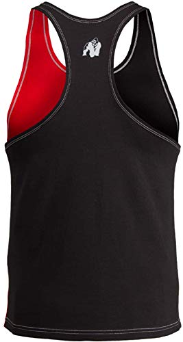 GORILLA WEAR Sterling Tank Top Camiseta con Tirantes, Rojo, XX-Large para Hombre