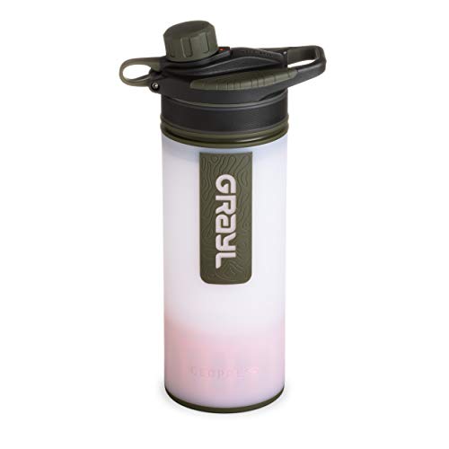 GRAYL GeoPress - Botella con filtro de agua potable (710 ml), filtro de agua para exteriores, senderismo, acampada, supervivencia y viajes