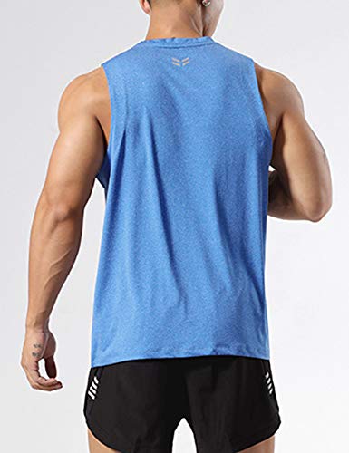 GYMAPE - Camiseta deportiva sin mangas para hombre, cómoda, para correr, entrenar o ir al gimnasio, secado rápido