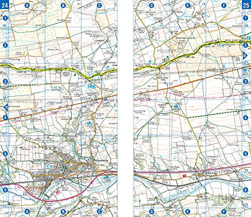 Hadrian's Wall Path National Trail Official Map: with Ordnance Survey mapping (A -Z Adventure Series)