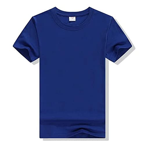 Hombres 50% algodón 50% poliéster liso camiseta en blanco al por mayor Custom Logo camiseta al por mayor (color: blanco, tamaño: M)