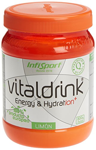 Infisport S.L. - Vitaldrink / Energy Drink - Bebida energética en polvo, sabor de limon,  800 gr
