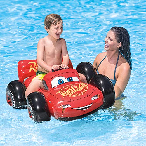 Intex 57516NP - Coche hinchable de licencia Cars para piscina 109 x 84 x 41 cm
