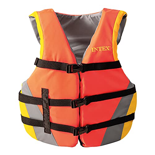 Intex 69681 - Chaleco para flotar adulto, flotación para adultos, ayuda a la flotación, peso 40-70 Kg