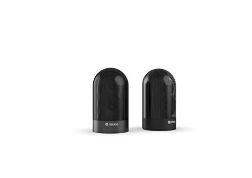 iWotto Altavoces Duo Estereo Bluetooth Imantados, Stereo Duo speakers BT Magnetized, Color Negro