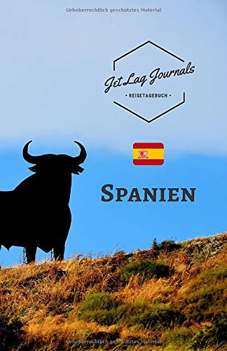 JetLagJournals • Reisetagebuch Spanien: Erinnerungsbuch zum Ausfüllen und Selberschreiben | Ideal als Abschiedsgeschenk