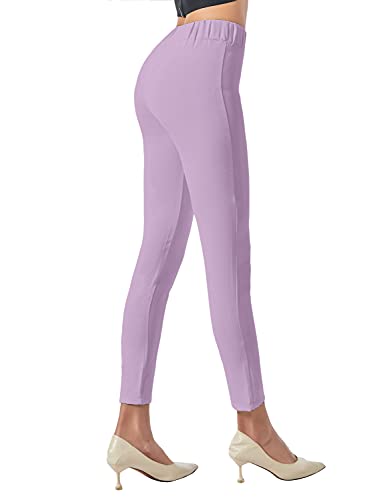 JOPHY & CO. Pantalón Skinny para mujer, ligero, cómodo, elástico, casual, cód. 5998, Lila., M