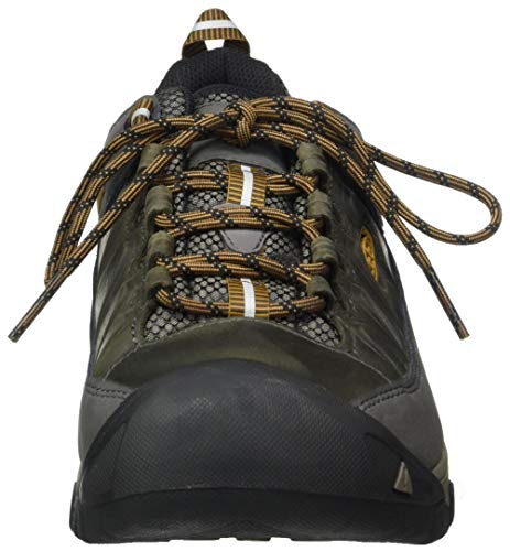 KEEN Targhee 3 Waterproof, Zapatos para Senderismo Hombre, Black Olive/Golden Brown, 48.5 EU
