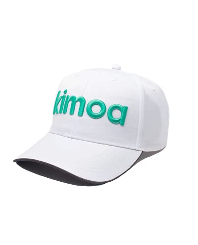 KIMOA Gorra Logo Blanco, Talla única