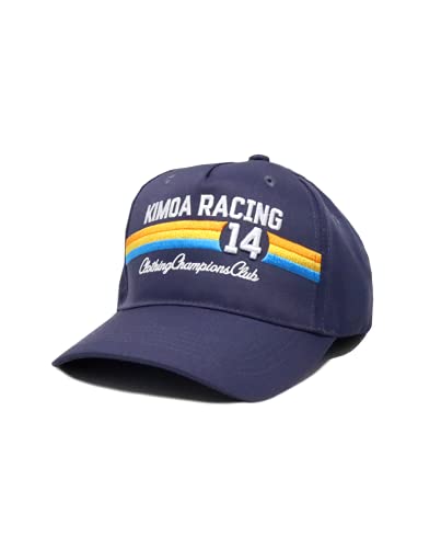 KIMOA Gorra Racing 14 Azul, Talla única