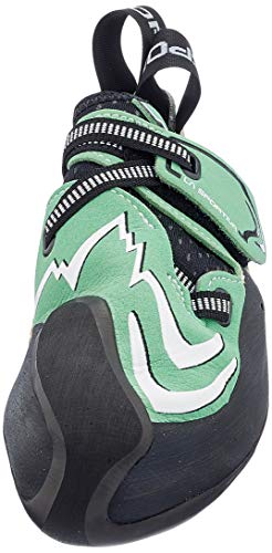 La Sportiva Futura Woman, Zapatos de Escalada Niñas, Multicolor (Jade Green/White 000), 33 EU