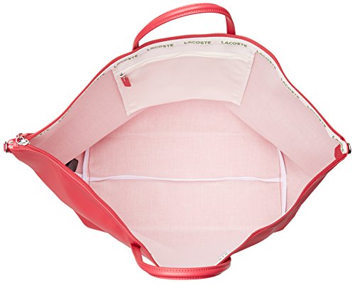Lacoste NF1947PO, Bolso Bandolera para Mujer, Rosa Virtual (Virtual Pink), 36.5 x 22 x 42.5 cM